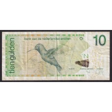 ANTILLAS HOLANDESAS 2006 BILLETE DE 10 GULDEN